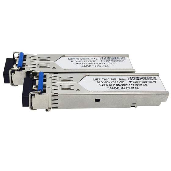 
SFP optical module Gigabit single-mode dual-fiber LC single-fiber SC square-port optical module 10 Gigabit electric port compatible with Huawei H3C Ruijie TP optical switch module