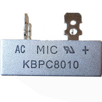Large Volume MIC Rectifier Bridge Stack KBPC8010 Bridge Rectifier KBPC50A 60A 80A 1000V