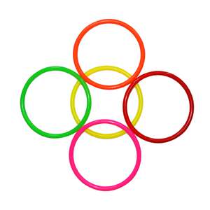 Round ring plastic night market stall set up toy street stall prizes source children throw game props outdoor
