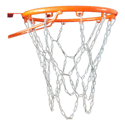 304 Stainless Steel Outdoor Basketball Net Thick And Long Anti-rust Basket Net Iron Chain Basketball Frame Net Durable Metal Net Pocket