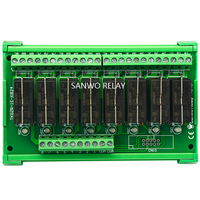 8-Channel Relay Module G2RL-1-E PLC Amplifier Board Combination Module 8 Sets Sealed Universal 24V
