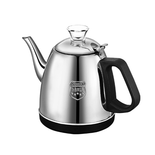 Théière En Inox Pour Cuisinière 1,2 L - Compatible Induction, Gaz, électrique - Fond épais, Poignée Antidérapante - 4