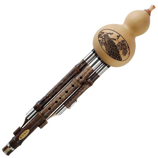 Silk Instrument Kaoru Purple Bamboo Gourd Silk Instrument Set - F Key - Professional Grade