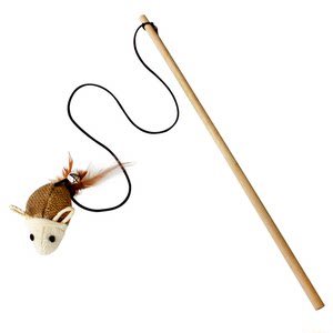 
10% off on 3 pieces of cat toys, elastic steel wire feather poles, bells, pet dog toys, cat sisal balls