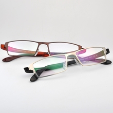 Новая оправа для близоруких глаз мужская с дугообразными зеркалами ноги широкое лицо очки рама из ультралегкого сплава рама 9020 очки