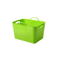 Large Thickened PE Soft Dirty Laundry Basket Storage Basket Colorful Candy-Colored Sundries Multi-Functional Storage Box