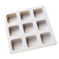 Yuqi Diy Handmade Soap Mold Jiulian Small Square Silicone Mold Simple Square Handmade Soap Silicone Mold