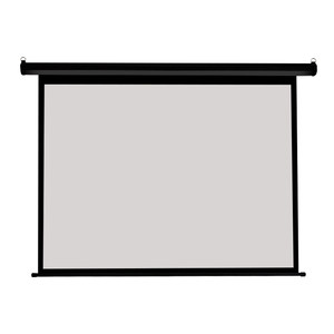 Custom projection screen cloth electric screen white black shell household office electric remote control automatic lifting 72 -inch 84 -inch 100 -inch 150 -inch high -definition glass fiber wall hanging project screen cloth