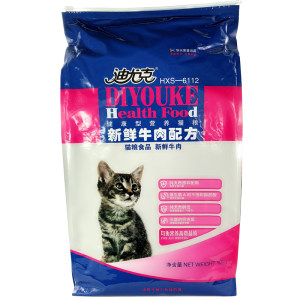 Diyuk duck beef beef -flavored cat food 10kg grain cat owner grain becomes cat food kittens, cat food home
