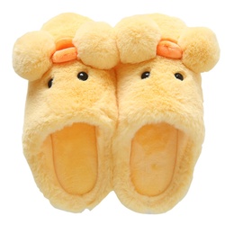 2020 New Korean Style Couple Cotton Slippers Women's Bags And Indoor Home Cartoon Parent-child Cotton Slippers Winter Family Of Three
