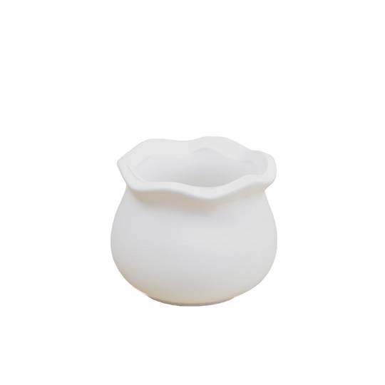Nianhua Ceramics DIY セラミック花瓶 - ペイント用の白い陶器