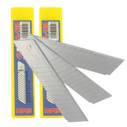 100 Pieces Of Japanese Steel A-128 Extra Large Blades, Extra Large Utility Knife Blades, 25mm Blade Wide