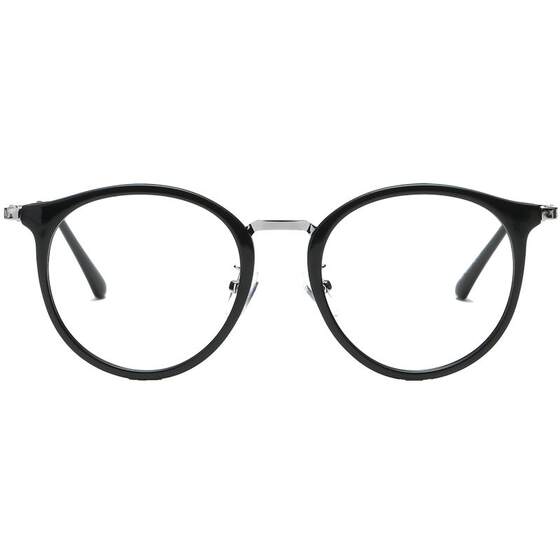 
Pink transparent retro glasses frame for women Korean style trendy round face large frame myopia glasses frame suitable for square face women Korea