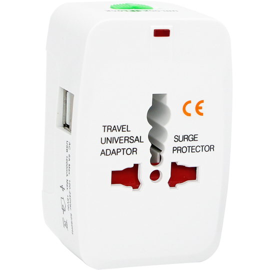 Universal Power Plug Adapter - Korea, Bali, Tyrkiet, Europa - Moon&Piano