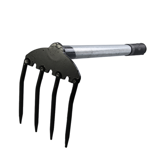 Xing deshun スチール製ガーデンレーキ - ヘビーデューティー農業用レーキ