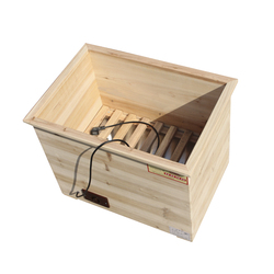Electric Fire Bucket Heater - Pure Log Fragrant Fir Foot Warmer Basin Drying Box  