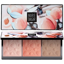 Mary Deca Multifunctional Cheek Color Powder Palette Blush Highlight Shadow Nose Shadow Repair And Brighten Three-dimensional Powder Authentic