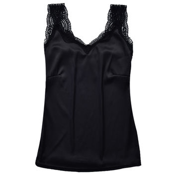 European mulberry silk suspender vest satin
