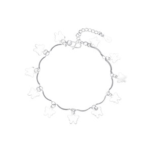 Personalized silver -foot chain S925 sterling silver women style Japanese and Korean bells simple bell retro foot chain students fresh