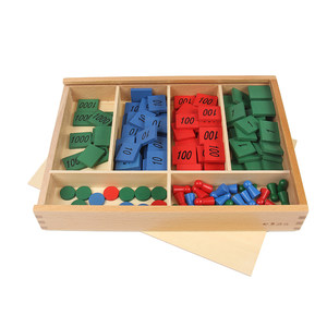 
Montessori mathematics teaching aids stamp game Montessori primary school kindergarten addition, subtraction, multiplication and division puzzle early education toys