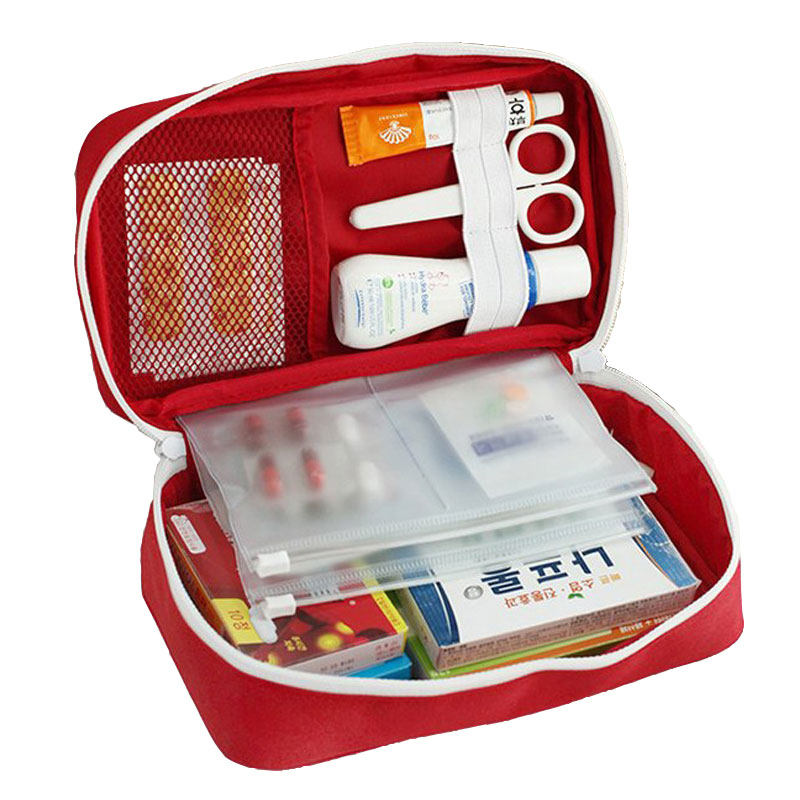 Sac à Médicaments De Voyage étanche Grande Capacité - 32x24x18 Cm, Tissu Oxford, Idéal Trousse Premiers Secours Maison/bureau