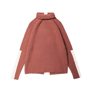 [Limited time clearance] Loen original versatile autumn and winter soft high -necked colors, irregular knit sweater women

