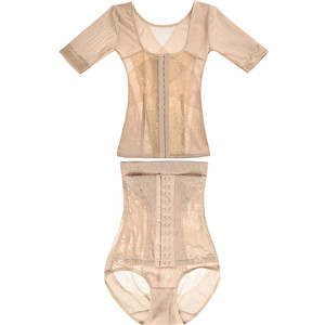 Breathd buckle strengthened abdominal bundle waist divisions, female Xia Chao thin suit, body underwear, buttocks, buttocks and arm