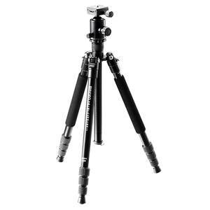 
TRIOPO T258+D-2 Micro Single Camera Tripod Lightweight Portable SLR Camera Tripod Projector Stand Professional Stable Tripod Globe Set