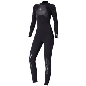 
Wetsuit for men and women 3mm thick one-piece warm wetsuit for women long-sleeved cold-proof snorkeling surfing swimsuit