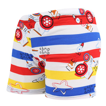 Children's cartoon small and young boy boys swimming trunks

