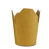 Custom Printed Disposable Kraft Paper Meal Box - Ideal For Takeaway, Fried Chicken, Snacks, And More
