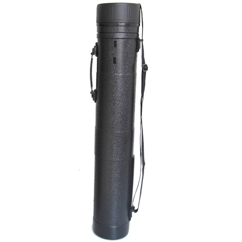 Black Telescopic Painting Tube - Retro Chinese Calligraphy & Poster Storage