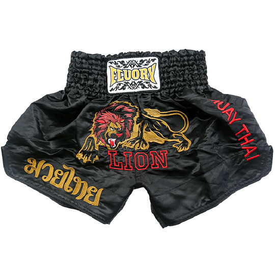 ライオン完全刺繍ムエタイショーツ男性用タイプロ ufc