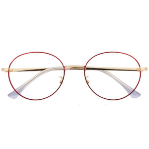 Literary and artistic round glasses Korean tide metal circular flat optical glasses rack retro female glasses frame women's Harajuku eyes