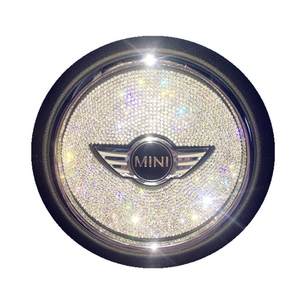 Dedicated to the BMW mini car logo mini cooper F56 F55 steering wheel diamond modification car adopted diamond
