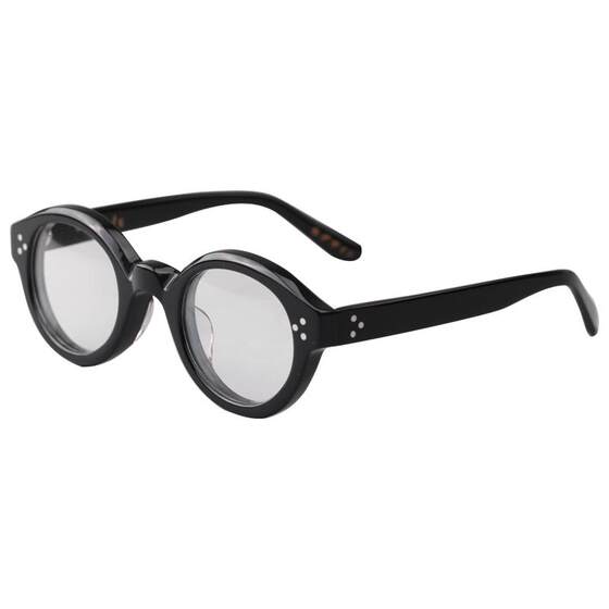 
Corbusier glasses myopia glasses frame men's Japanese retro plate glasses frame black frame big face round frame trend 8095