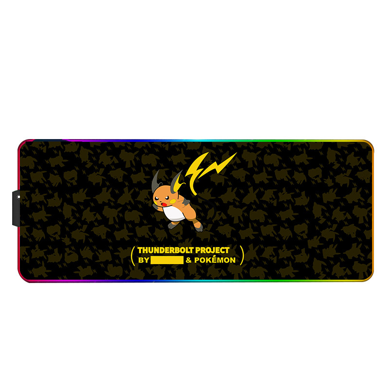 Tappetino Gioco Pokémon Pikachu 23.6x13.8” Playmat TCG Antiscivolo, Usabile Come Mousepad