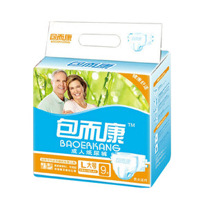 
Adult diapers, elderly diapers, elderly care pads, diaper pads, diaper pull-ups, L size 9