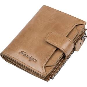 
Men's wallet short 2025 new genuine leather soft cowhide large capacity wallet hot multifunctional wallet card bag