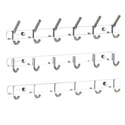 No punching hook for bathroom toilet clothes hook
