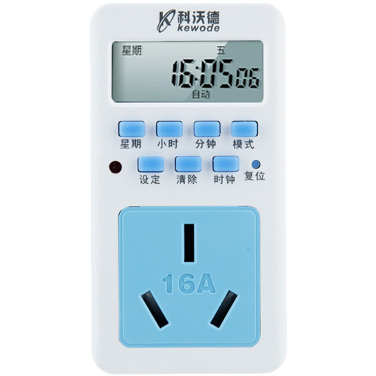 Coward 16A Timer Switch Socket - High Power Control for Heaters & AC