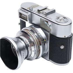 Voigtlander Vito Bl Silver 135 Fotocamera A Pellicola Con Telemetro - Fotocamera Meccanica Interamente In Metallo Con Apertura 2.8