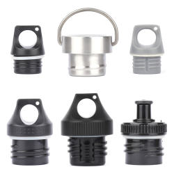 Stainless steel outdoor sports kettle with large mouth