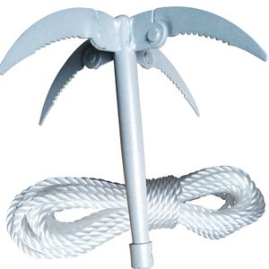
Fishing water grass knife, grass cutting knife, grapple hook, grass hook, weed, thickened large folding four-claw anchor knife, grass puller