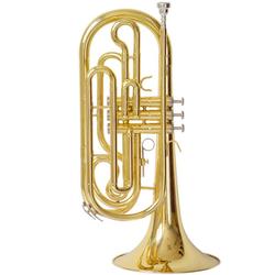 Hengyun Musical Instrument Manufacturer Direct Sales B Flat Marching Trombone Three Vertical Key Trombone Lifetime Warranty