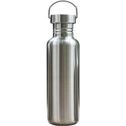 Single-layer full 304 stainless steel food grade outdoor sports kettle wine bottle camping wine kettle anti-fall all steel large capacity