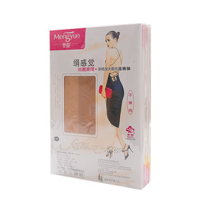 
Mengyun stockings for women's thin genuine 6138 silk feeling long meat color pantyhose added gears and increased anti-hook silk summer