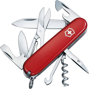 Vita Swiss Army Knife Genuine Climber 1.3703 Folding Knife Mandarin with scissors with scissors Swiss knife classic red