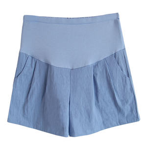 Maternity shorts for women summer thin 2019 new fashion style for wear loose wide-leg cotton and linen belly leggings summer suit
