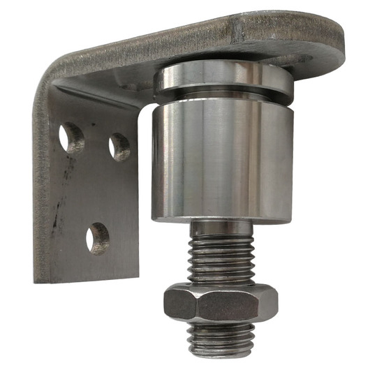 1個R 産業・研究開発用品 304ステンレス鋼任意減衰シャフトトルクヒンジストップ 機器用ステンレススチールヒンジ 左右ヒンジ 機械式キャビネットドア用 1個(Right)